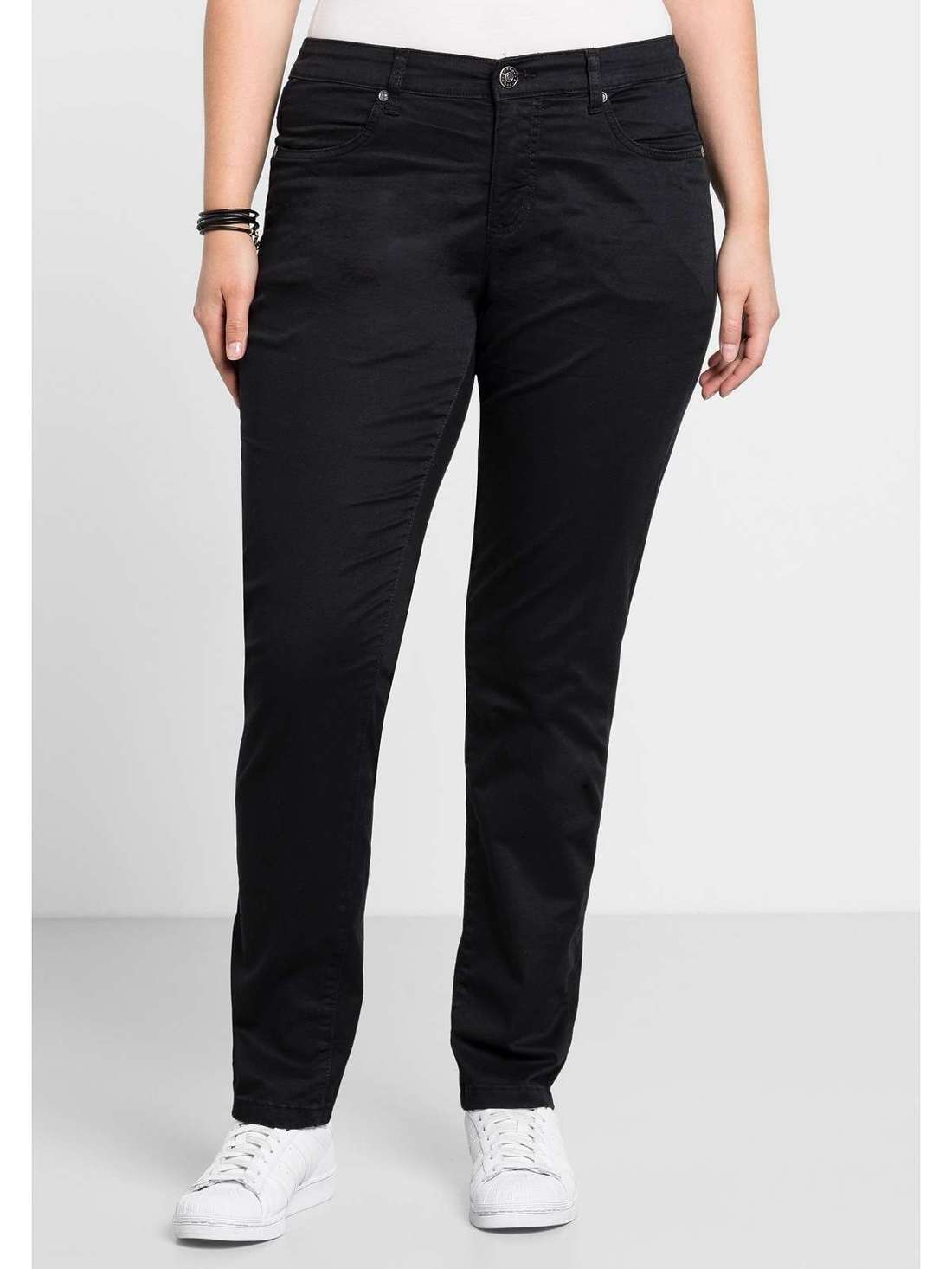 Эластичные брюки приталенного кроя. Große Größen