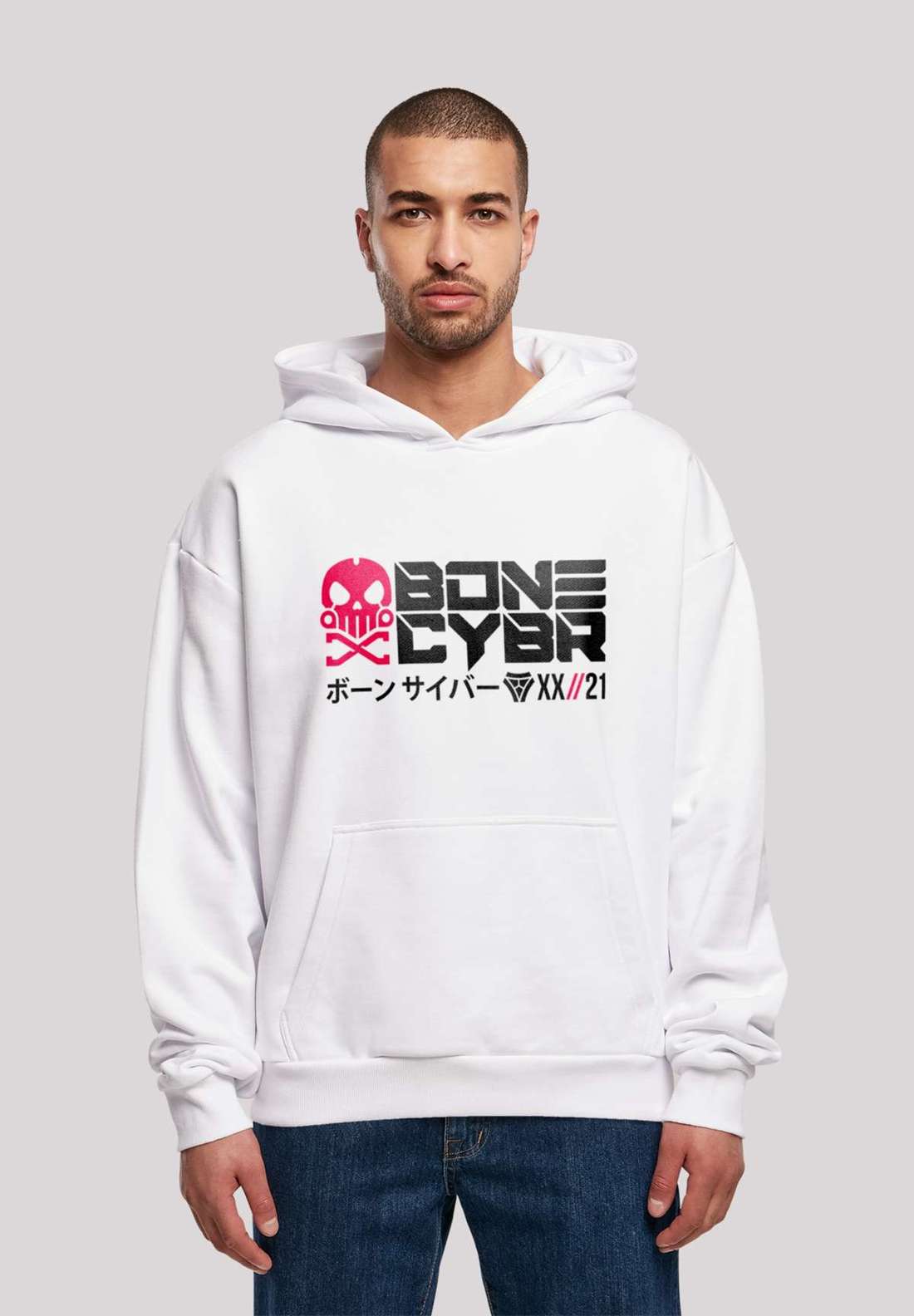 Толстовка с капюшоном ULTRA HEAVY MUSTERBRAND BONE CYBER