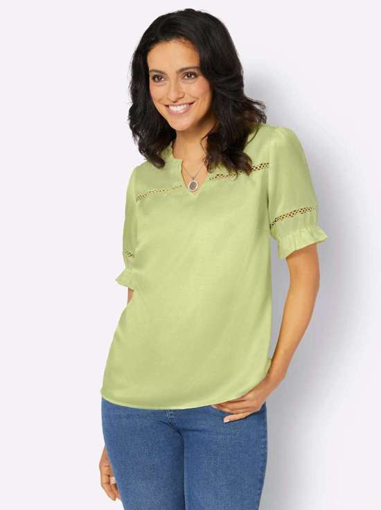 Атласная блузка