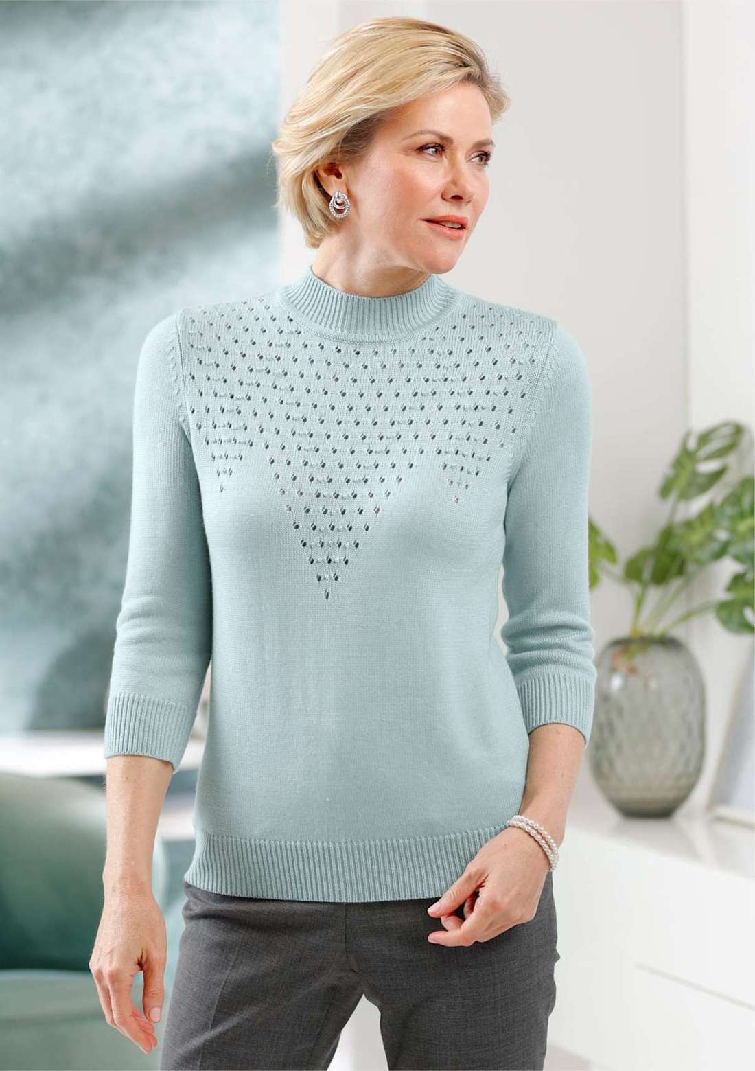 свитер с рукавами 3/4 Pullover