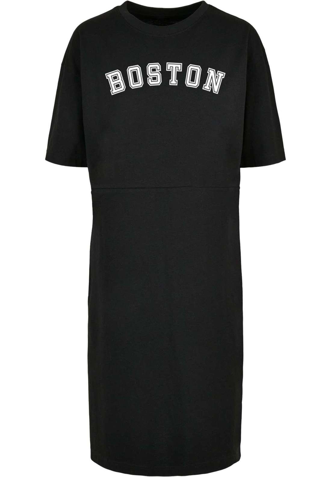 Платье-рубашка Damen Ladies Boston X Organic Oversized Slit Tee Dress