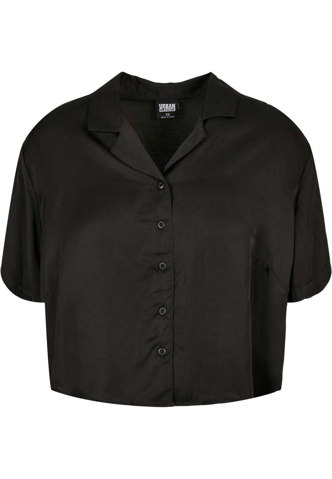 Рубашка в клетку Urban Classics Damen Ladies Viscose Satin Resort Shirt