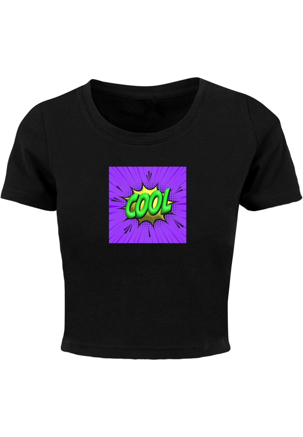 футболка Damen Ladies COOL Comic Cropped Tee