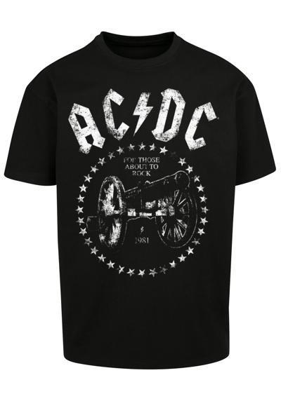 футболка PLUS SIZE ACDC We Salute You Cannon