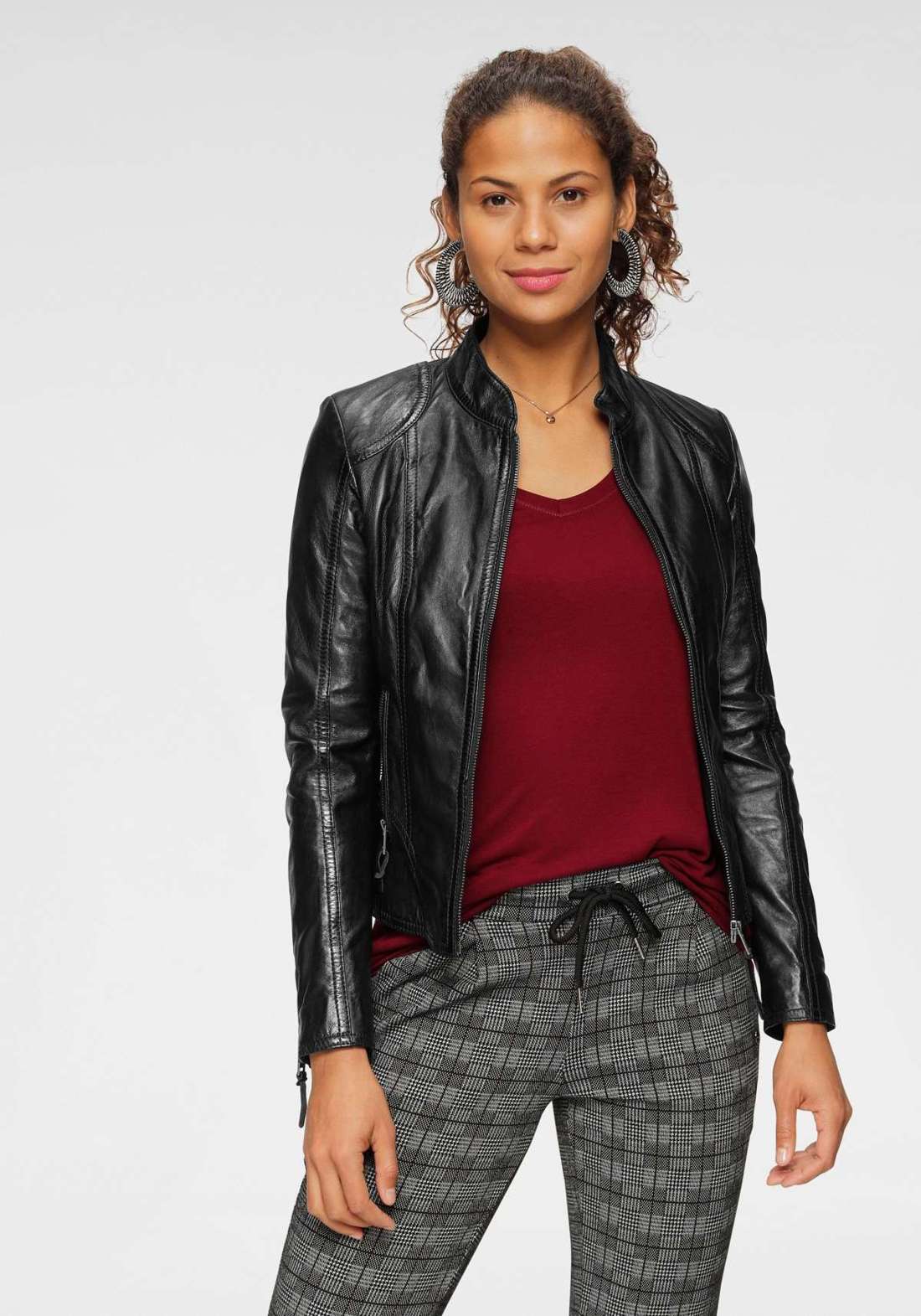 Кожаная куртка Athen