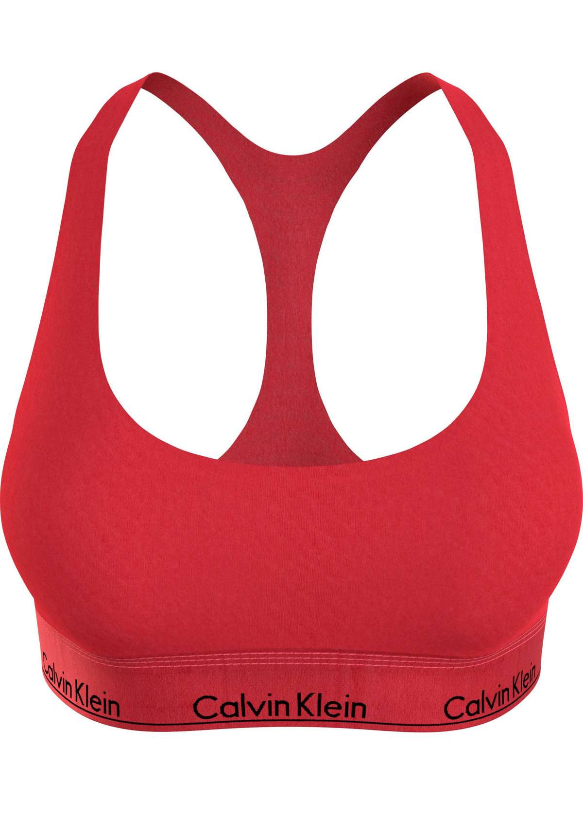 Бралетт с надписью CK на поясе. UNLINED BRALETTE
