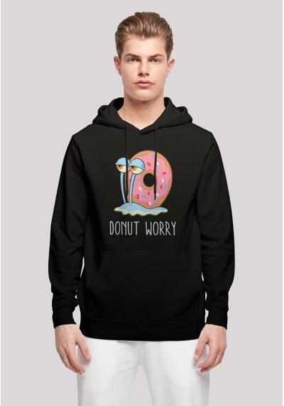 Толстовка с капюшоном Spongebob Schwammkopf Gary Donut Worry