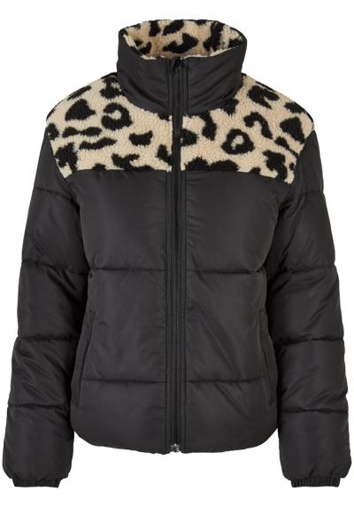 Зимняя куртка Urban Classics Damen Ladies AOP Sherpa Mixed Puffer Jacket