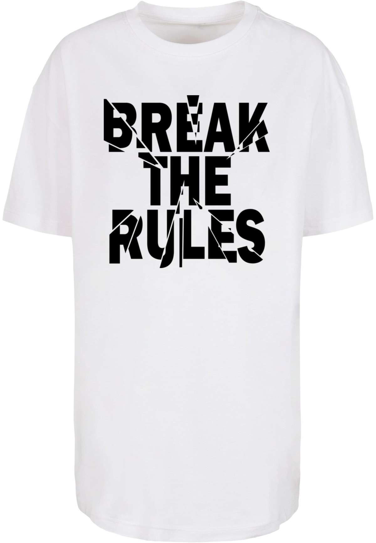 футболка Damen Ladies Break The Rules 2 Oversized Boyfriend Tee