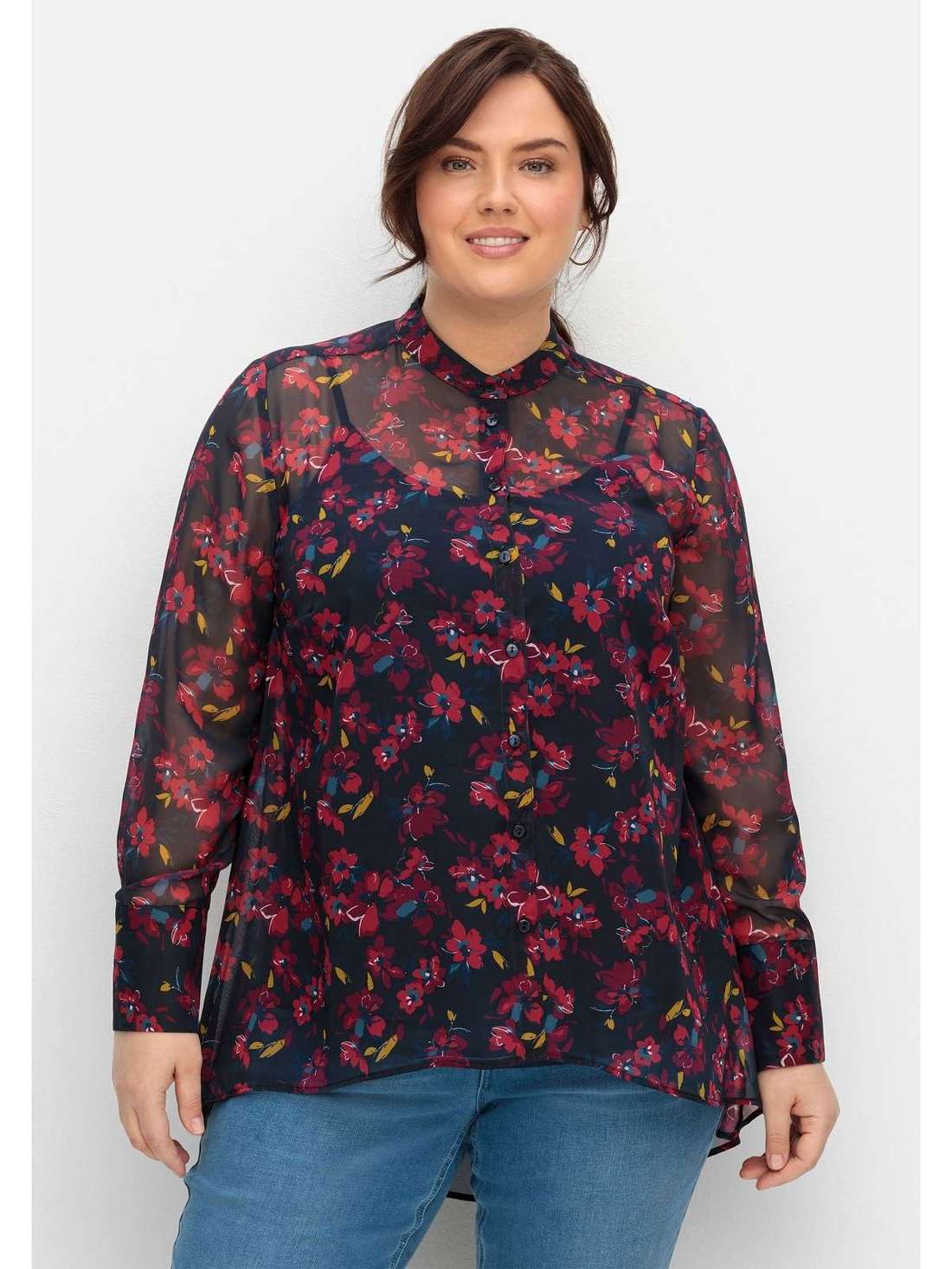 Блузка с длинными рукавами Große Größen