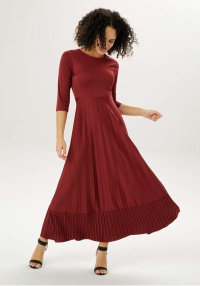 Платье-макси, юбка с плиссированным воланом