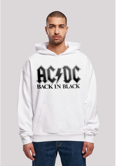 Толстовка с капюшоном ACDC Back In Black Logo