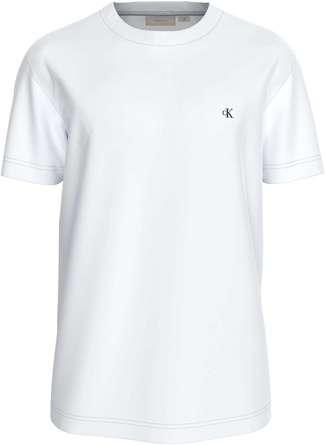 Футболка больших размеров с нашивкой-логотипом Plus Ck Embro Badge Tee