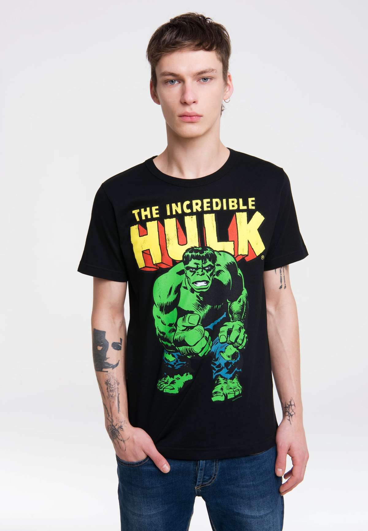 Футболка с классным принтом Hulk - Marvel - The Incredible