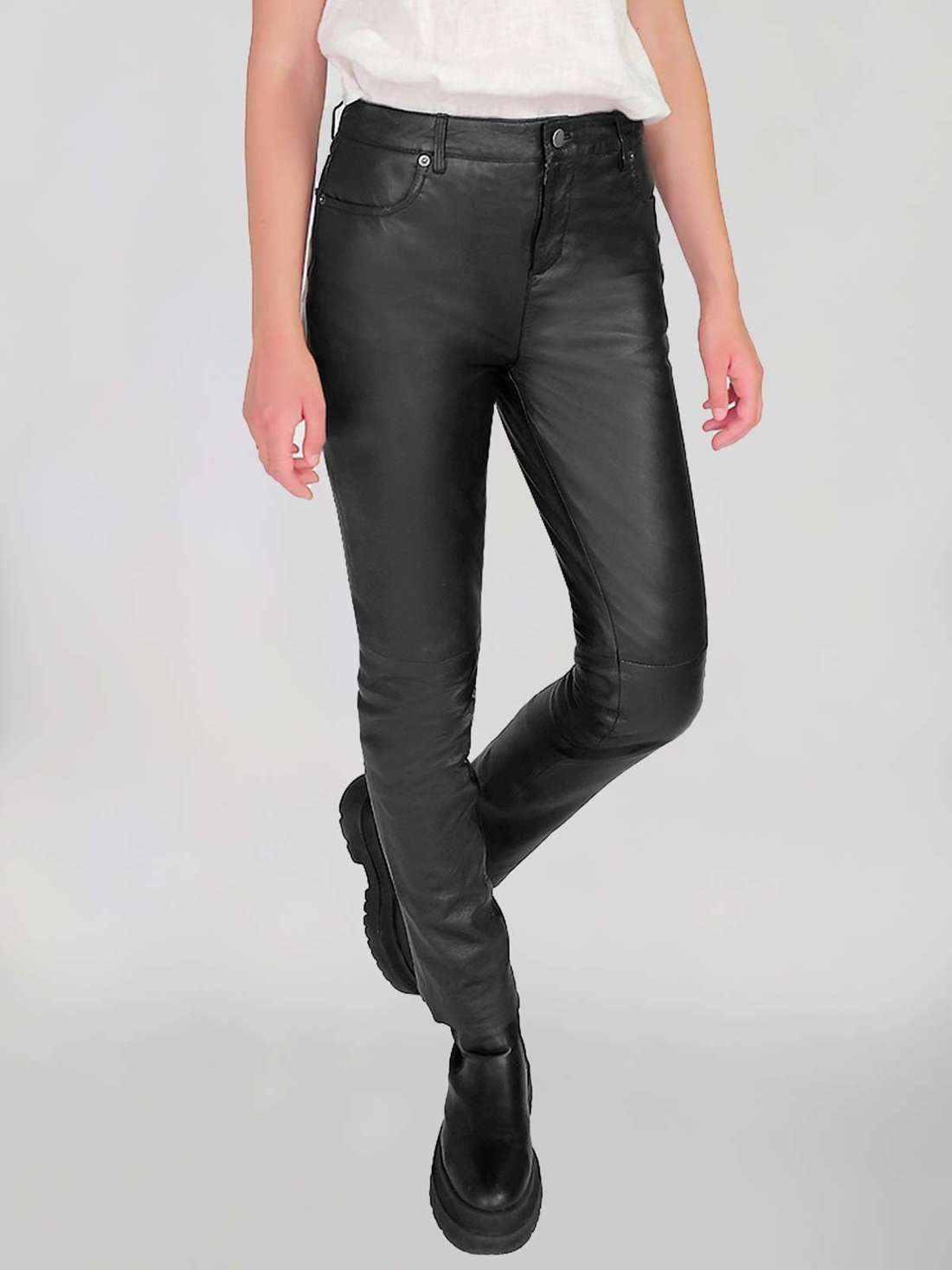 Кожаные брюки 31019444