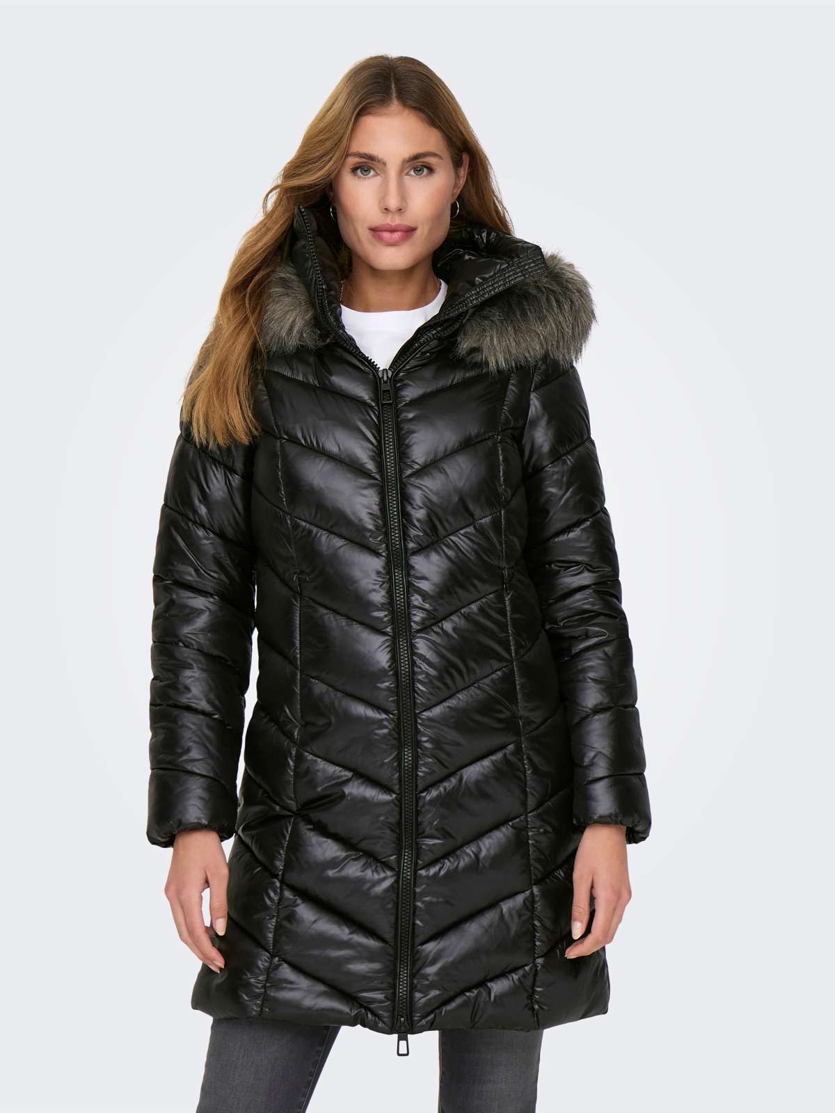 стеганое пальто ONLFEVER PUFFER COAT LIFE CC OTW