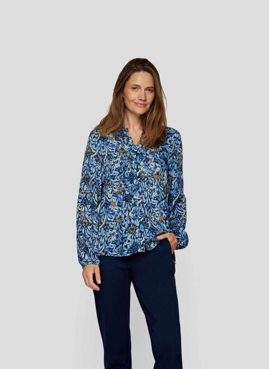 Классическая блузка Leichte Bluse mit floralem Print