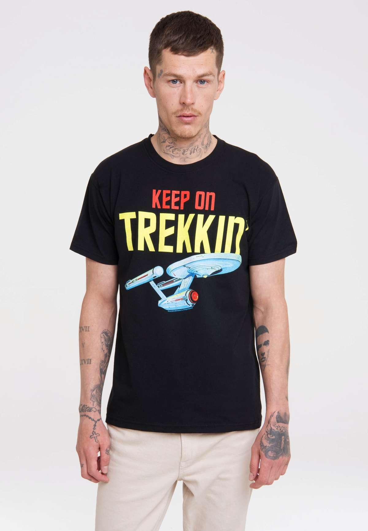 Футболка с лицензионным оригинальным дизайном Star Trek – Keep On Trekkin