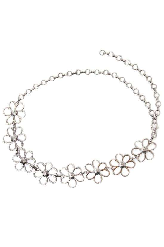 Ремень-цепочка с крупными цветами Flower