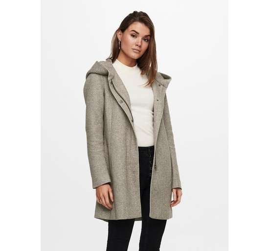 Длинная куртка с капюшоном в пестрый вид ONLSEDONA LIGHT COAT OTW NOOS