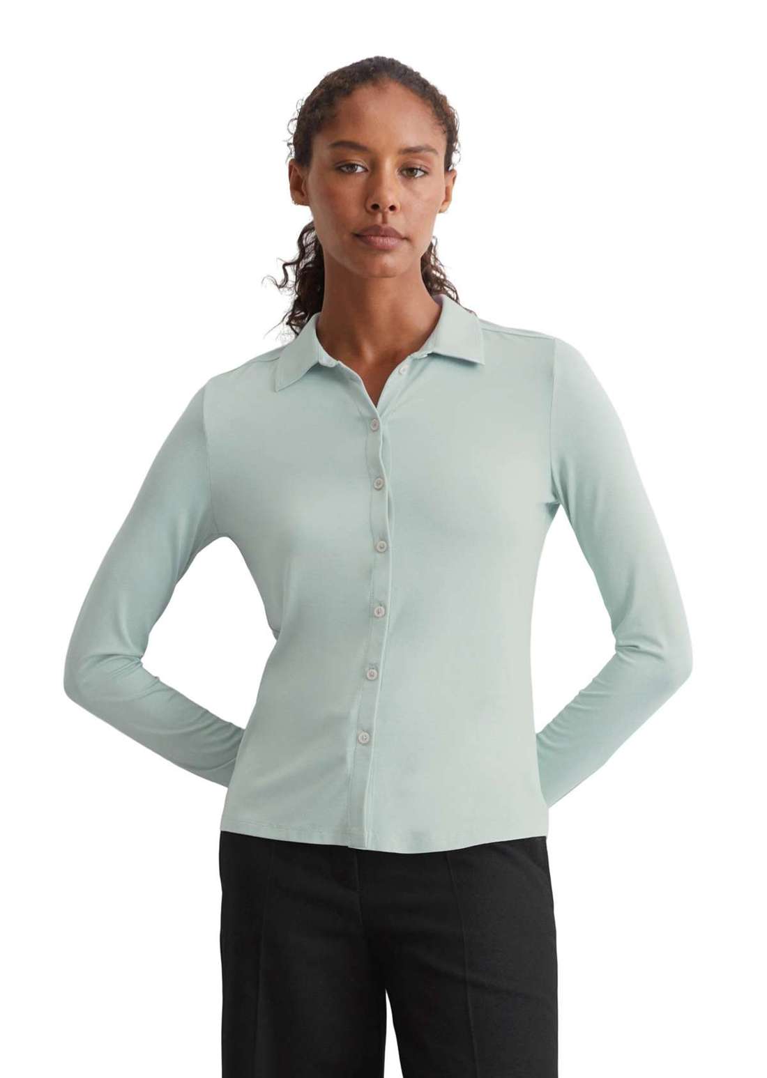 Блузка-рубашка aus LENZING™ ECOVERO™