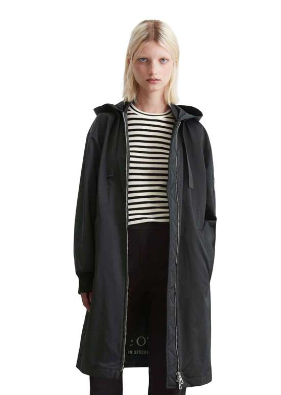 Короткое пальто aus recyceltem Polyester-Twill