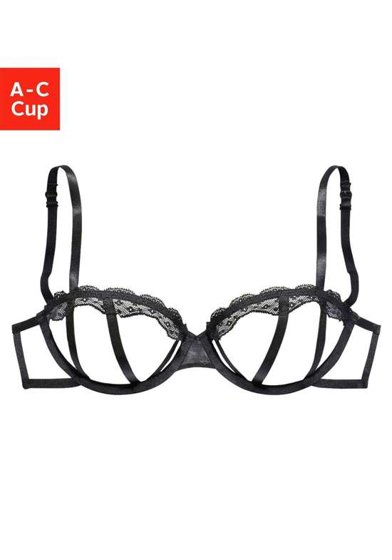 Бюстгальтер на косточках и соблазнительной лентой