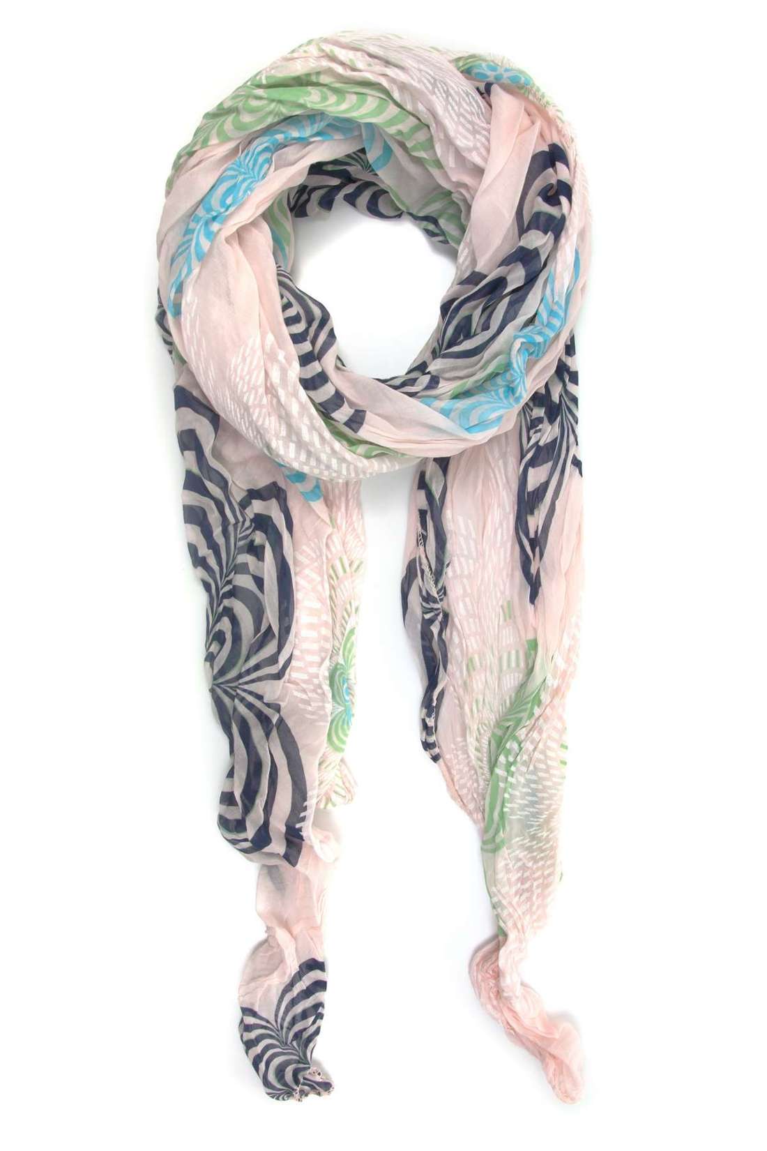 Модный шарф с цветочным мотивом Ornament