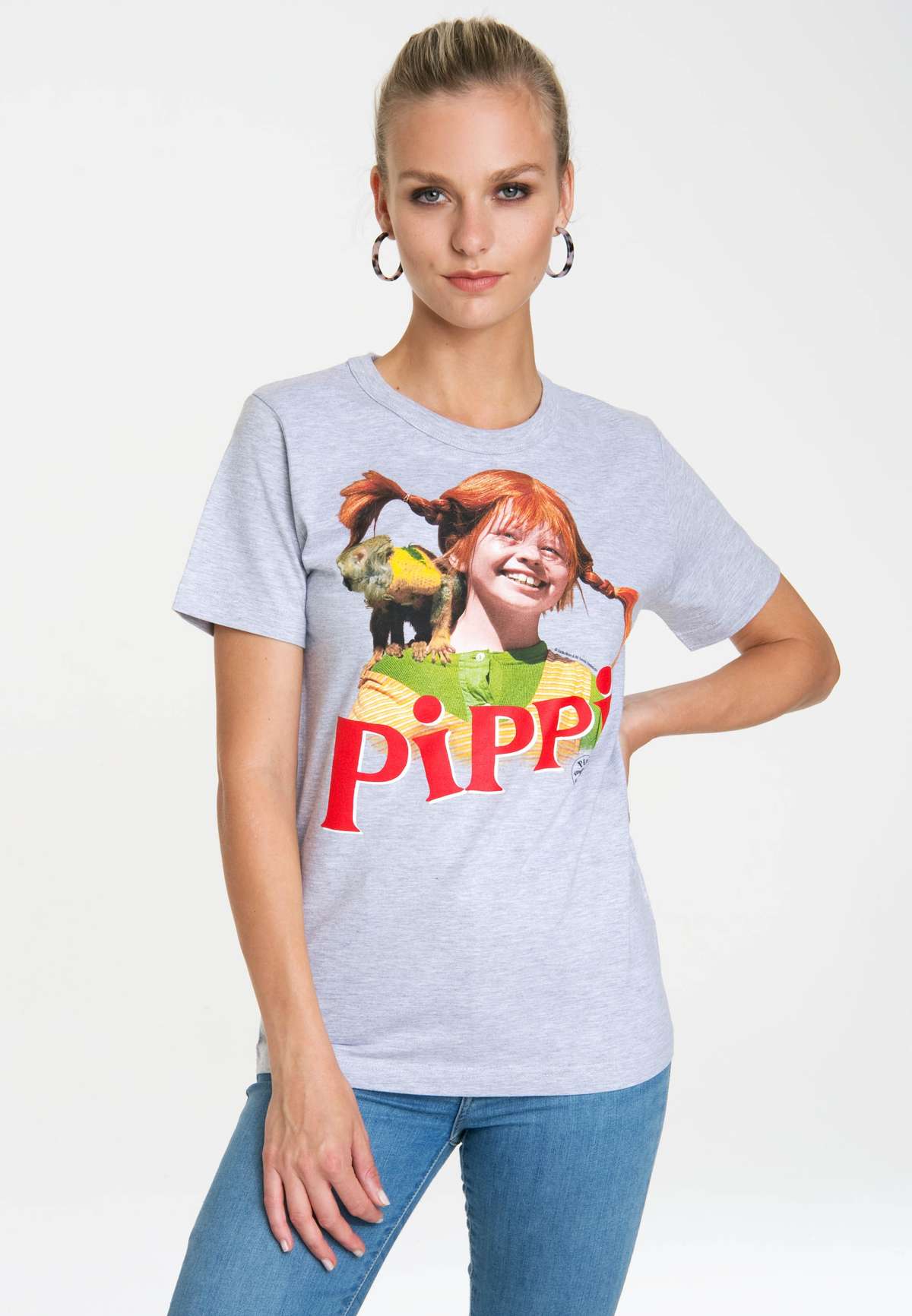 Футболка с лицензионным оригинальным дизайном Pippi Langstrumpf