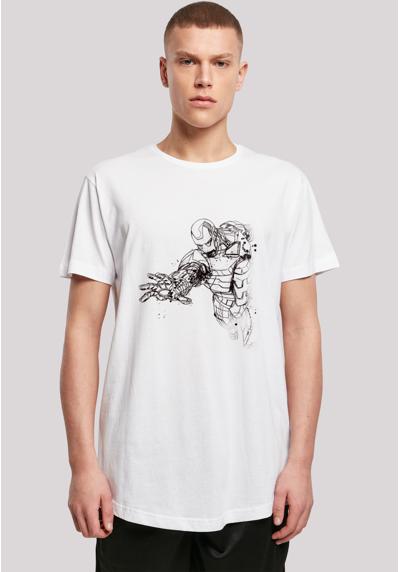 футболка Marvel Superhelden Avengers Iron Man Mono Line`