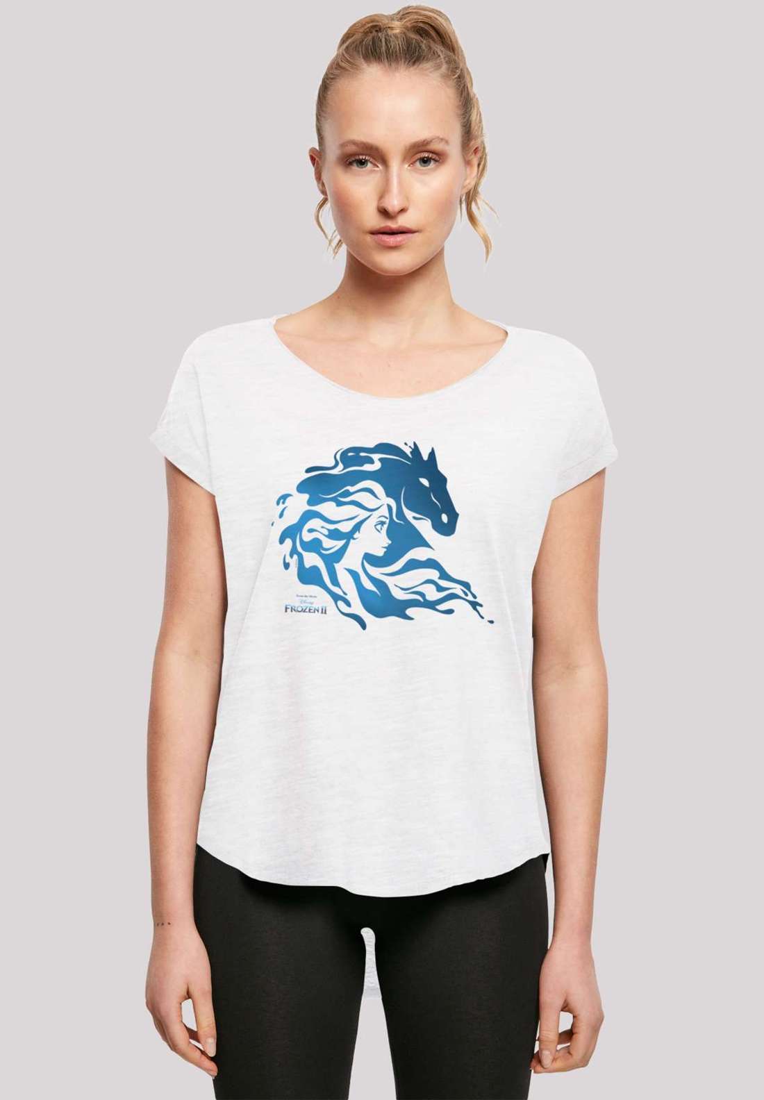 футболка Disney Frozen 2 Nokk Wassergeist Pferd Silhouette
