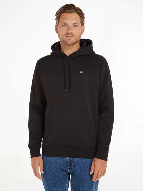 Толстовка с капюшоном, теплая и мягкая внутри. TJM REGULAR FLEECE HOODIE