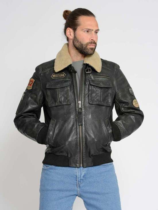 Кожаная куртка Karlstad