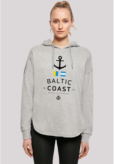 Толстовка с капюшоном Damen Oversized Hoodie Ostsee Flaggen