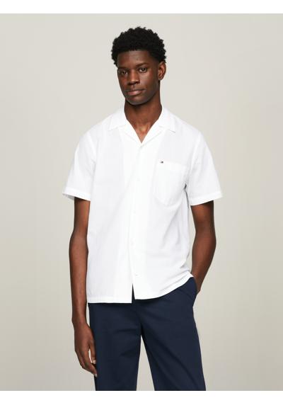 Рубашка с короткими рукавами и структурой SEERSUCKER SOLID SHIRT