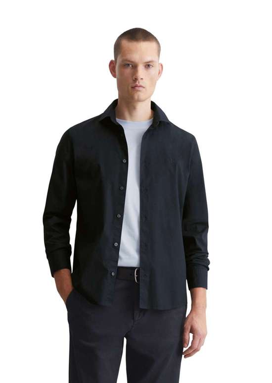 Рубашка с длинным рукавом aus Stretch-Popeline