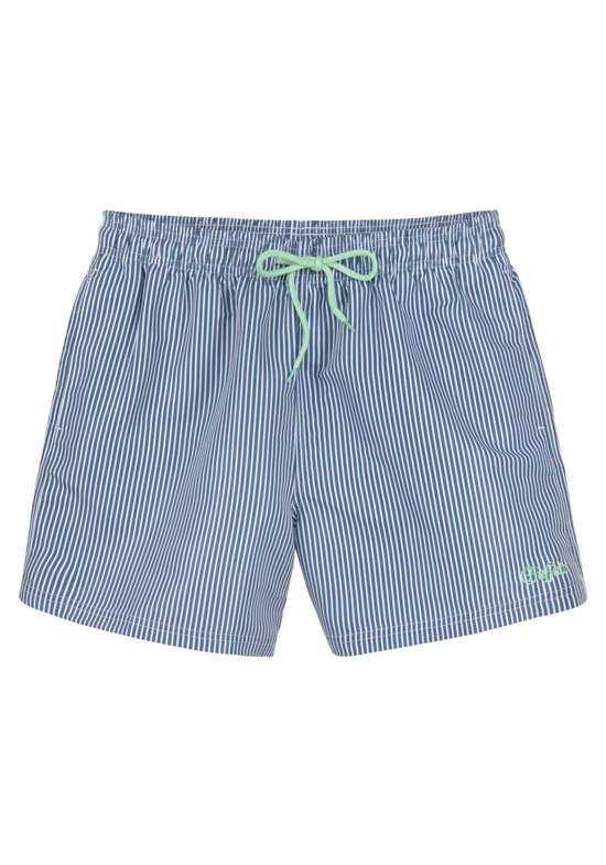 Шорты для плавания в тонкую полоску