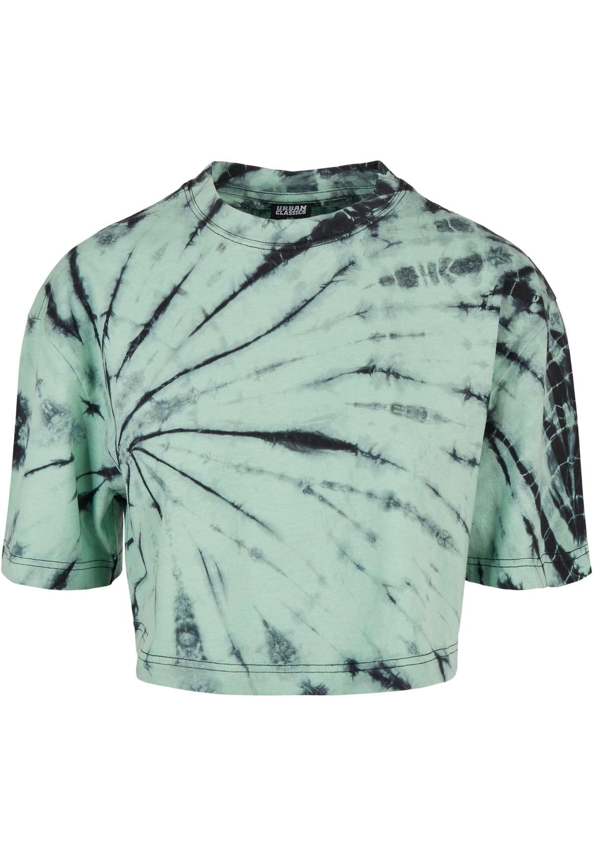Рубашка с коротким рукавом Urban Classics Damen Ladies Oversized Cropped Tie Dye Tee