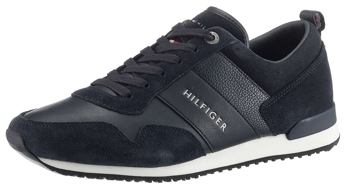 Кроссовки из смешанного материала ICONIC LEATHER SUEDE MIX RUNNER