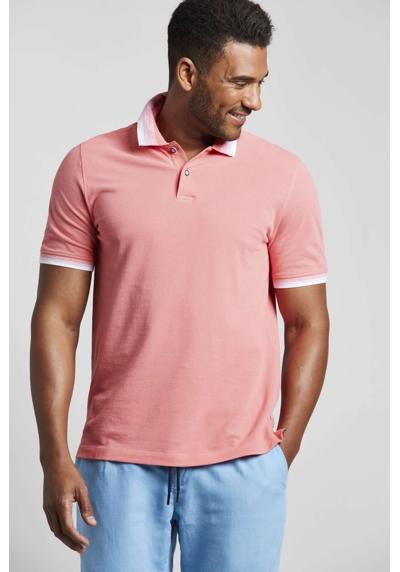 Рубашка-поло с современным цветовым градиентом на воротнике
