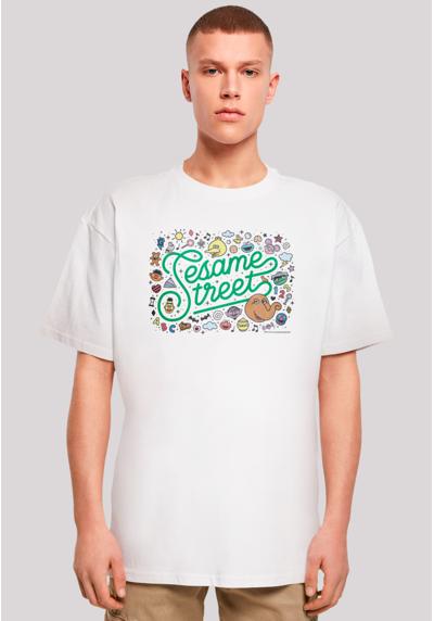 футболка Sesamstraße Collage Coloured