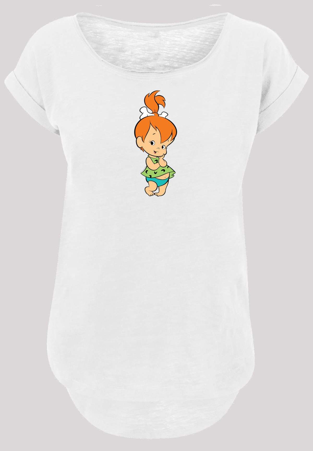 Рубашка с коротким рукавом Damen Pebbles Flintstone with Ladies Long Slub Tee
