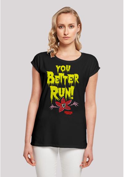 футболка Stranger Things You Better Run