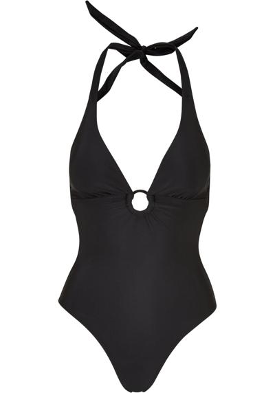 купальник Urban Classics Damen Ladies Recycled Neckholder Swimsuit