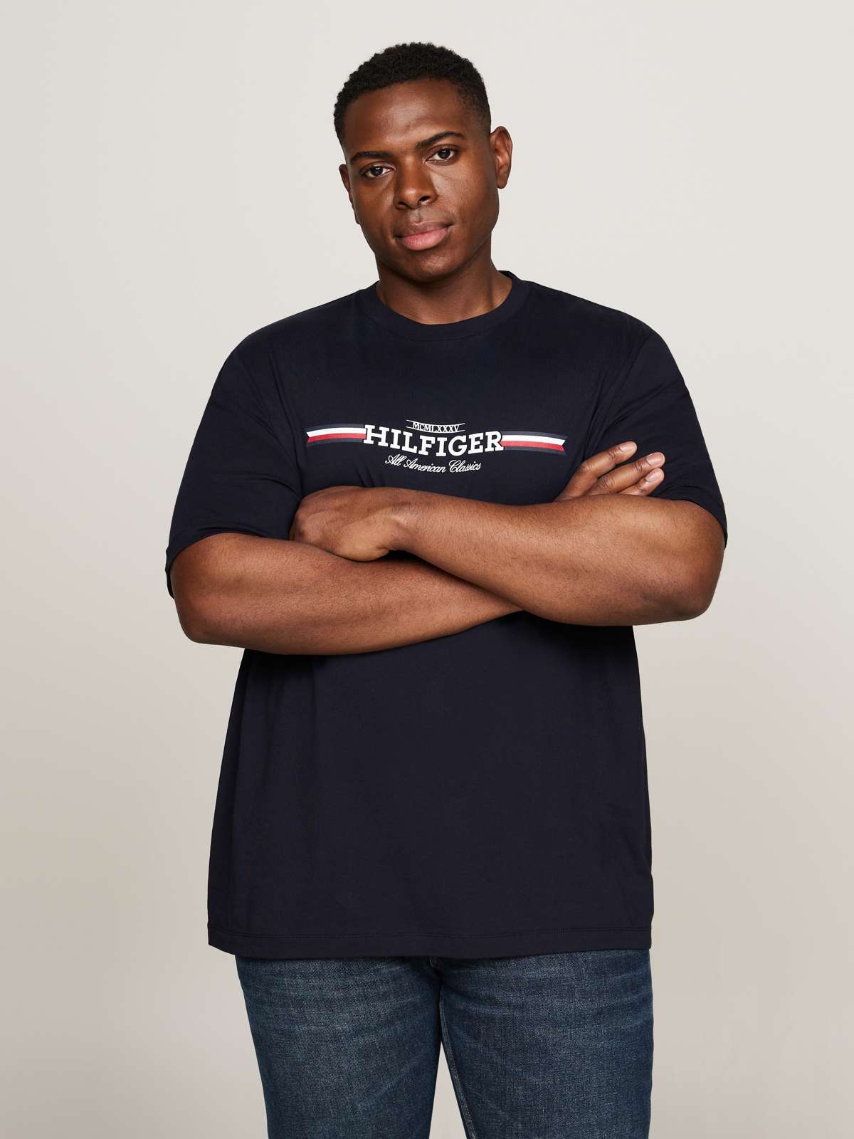 Рубашка с коротким рукавом BT-HILFIGER CHEST STRIPE TEE-B
