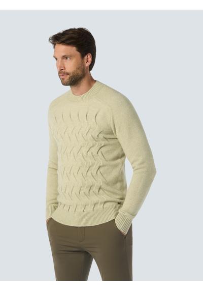 Свитер с круглым вырезом No Excess Jacquard-Pullover mit Wolle