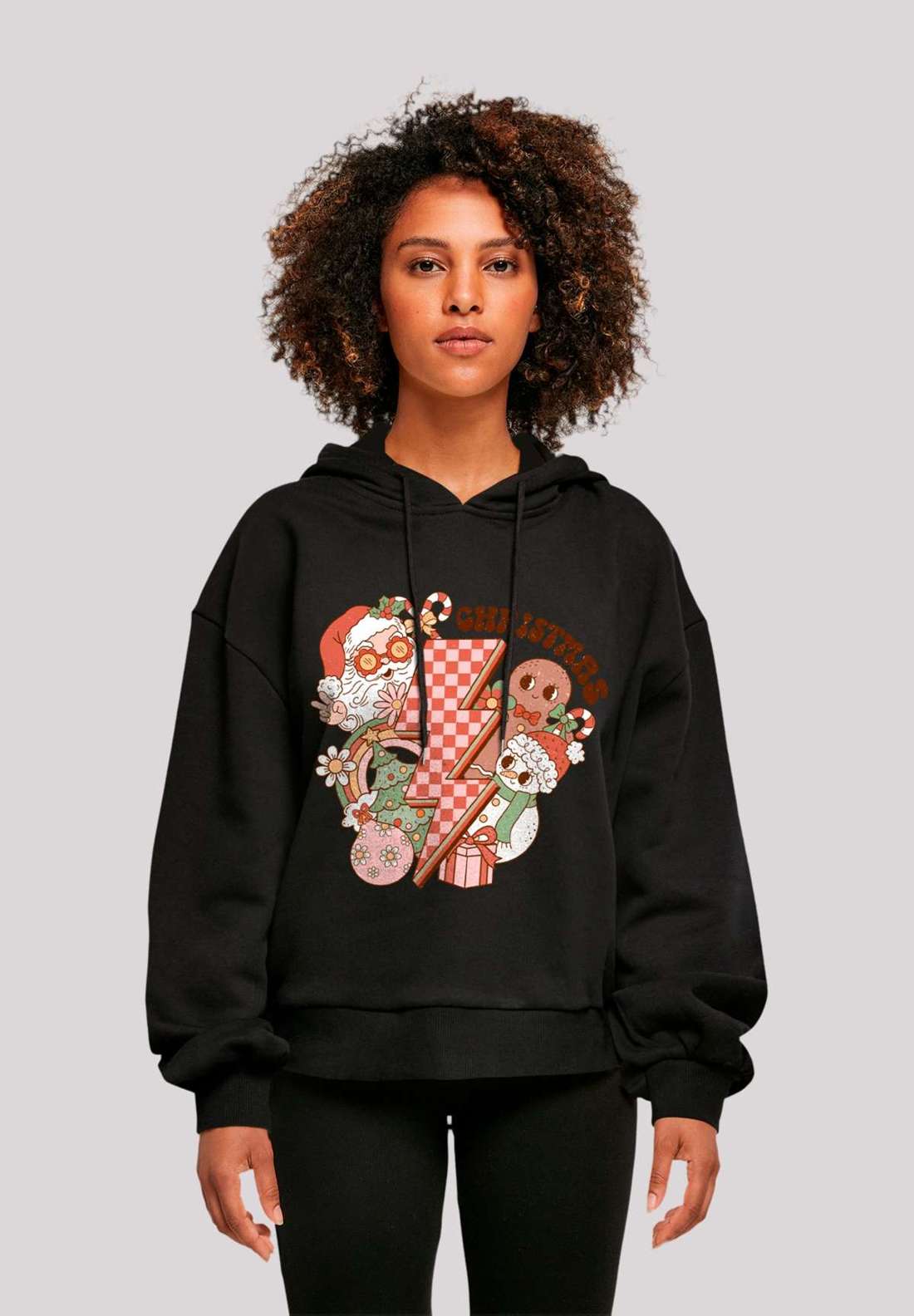 Толстовка с капюшоном Groovy Weihnachten Flash Cozy Vibes