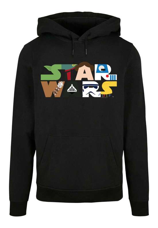 Свитер с круглым вырезом Herren Star Wars Character Logo with Basic Hoody