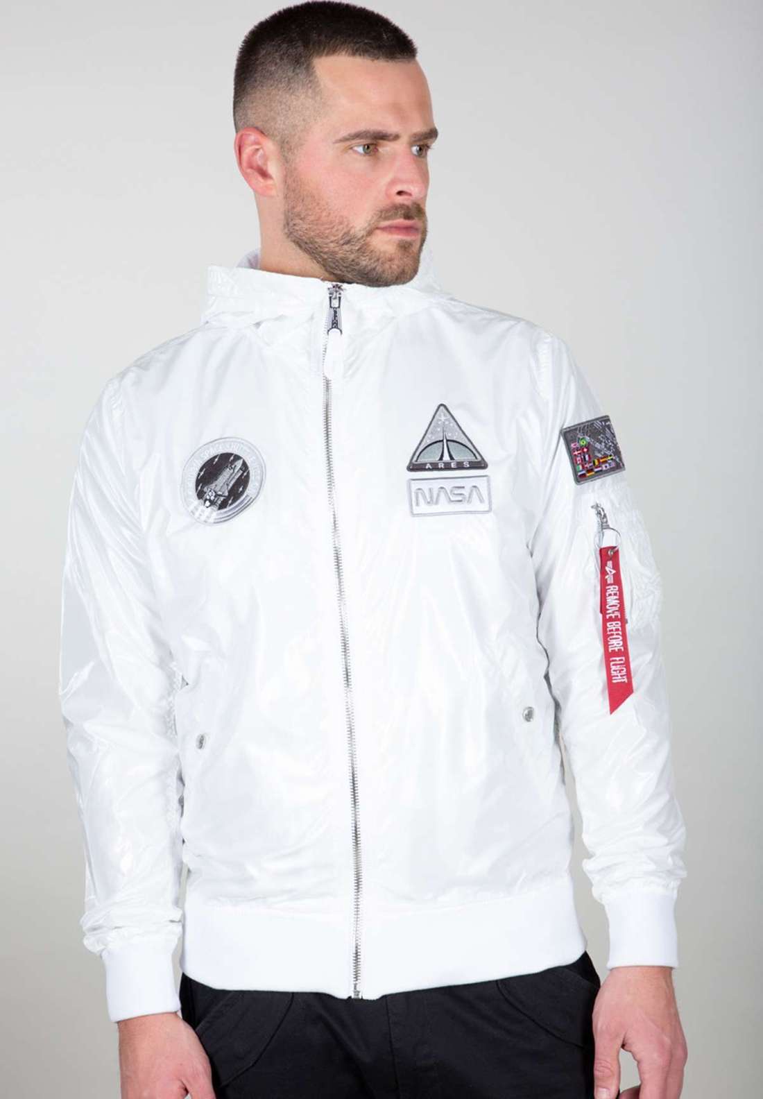 Куртка-бомбер Men - Bomber Jackets MA-1 LW Hooded NASA