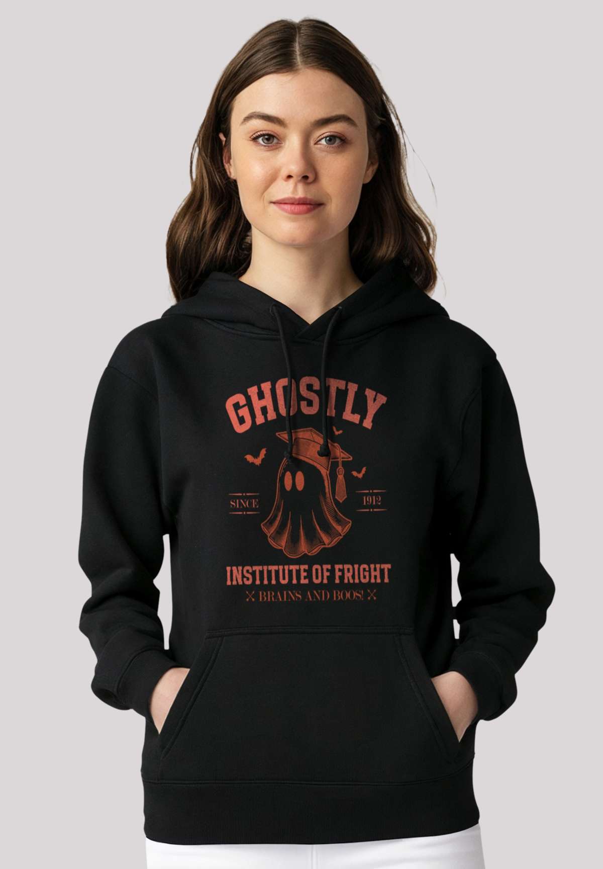Толстовка с капюшоном Halloween University Ghostly ghost